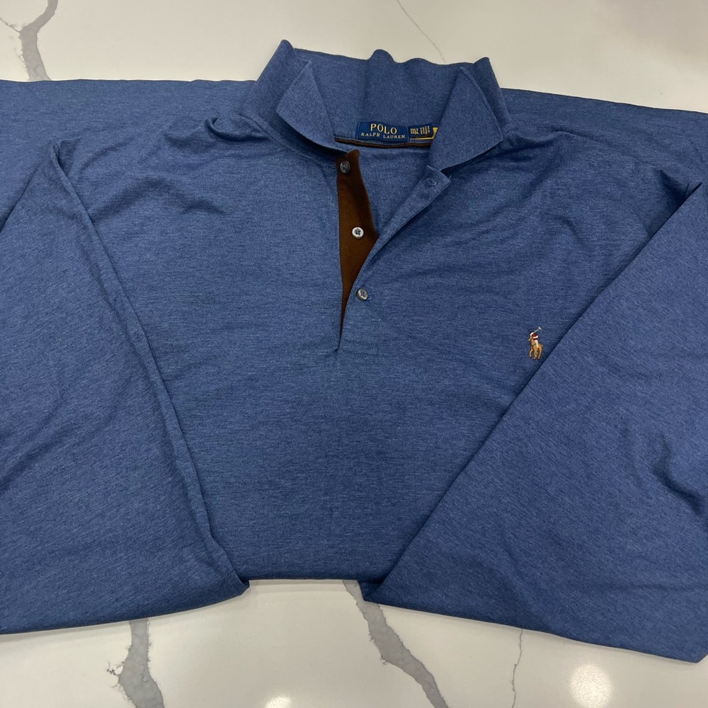 Polo NWOT by Ralph Lauren Men's Blue Polo Shirt